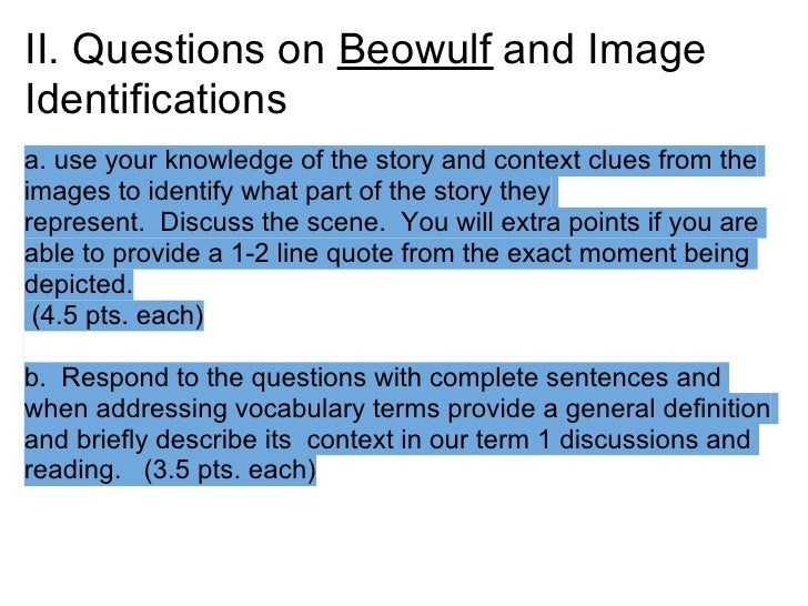 beowulf thesis statement essay beowulf thesis statement essay