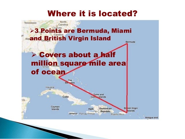 Research paper about bermuda triangle outline