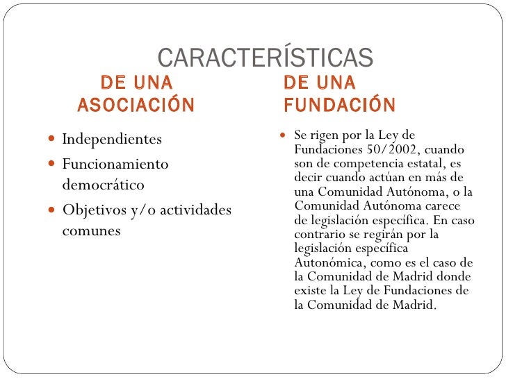 ASOCIACIÓN & FUNDACIÓN