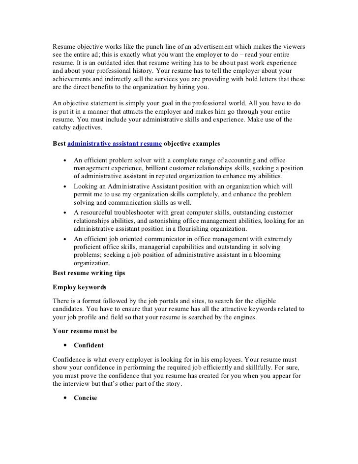 office assistant resumes