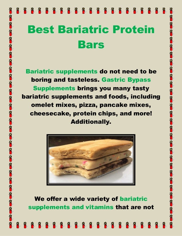 Best bariatric protein bars