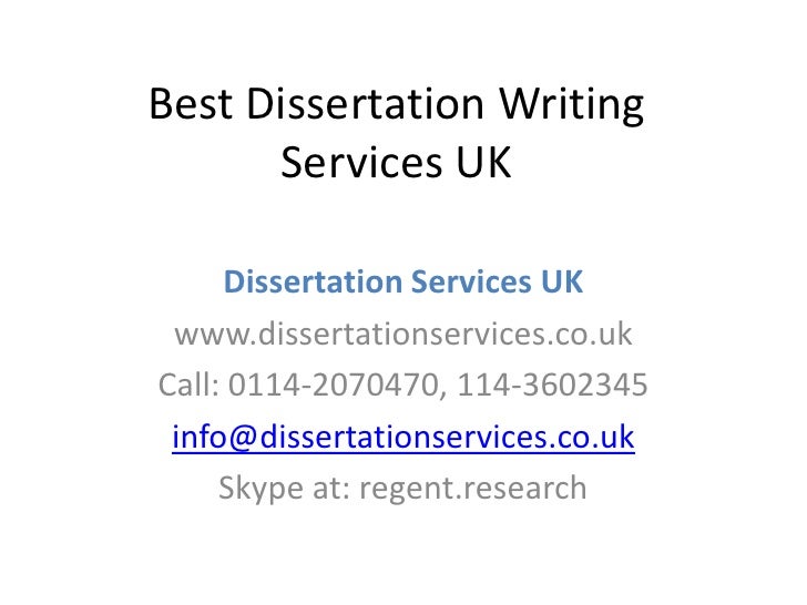 writing services dissertation