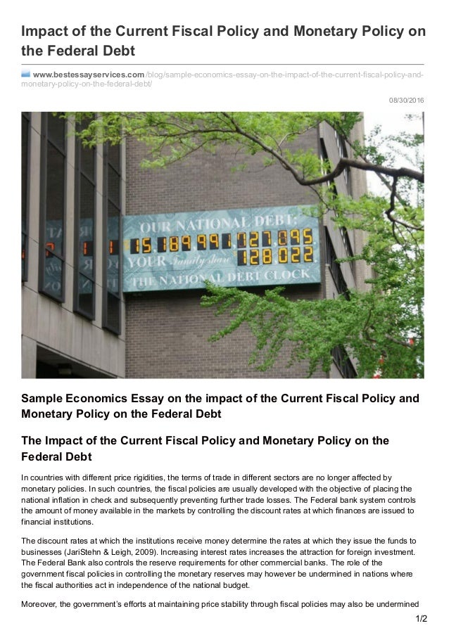 Who controls fiscal policy?