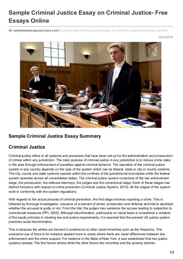 criminal justice 4 essay criminal justice 4 essay