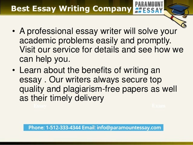 Best essay company