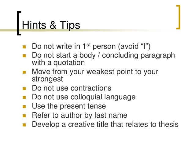 Top Ten Tips for Writing a College Essay - Nacac