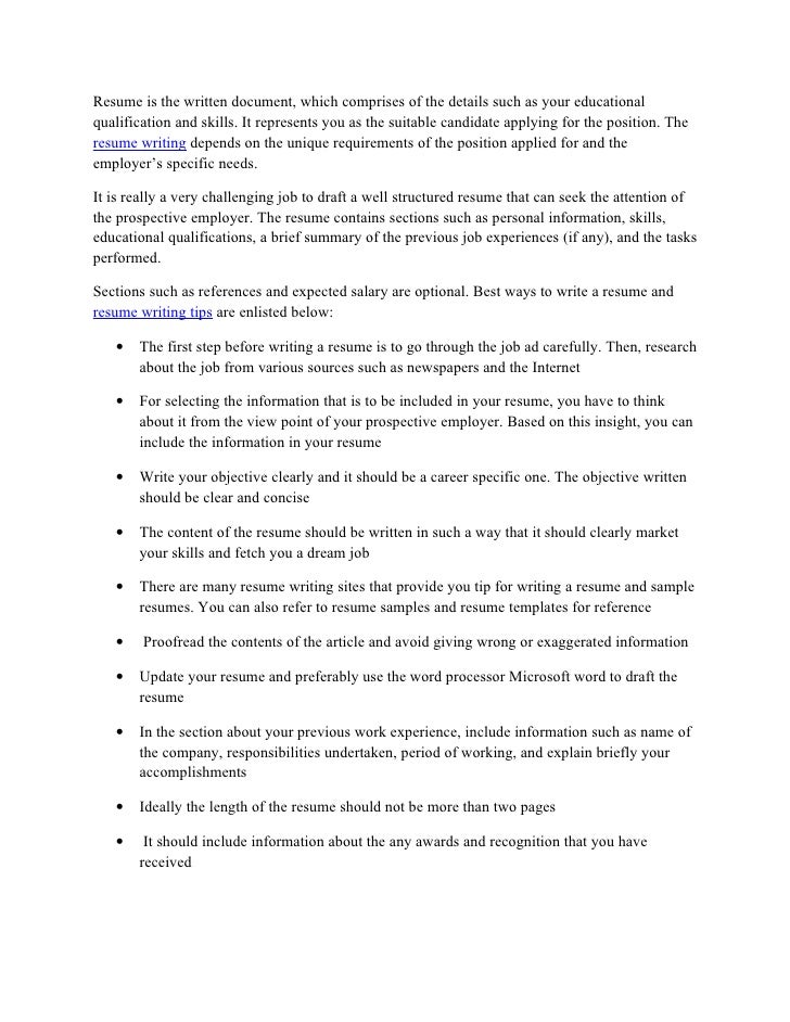 ways to write a resume best way to write resume ways to write a resume best way to write resume