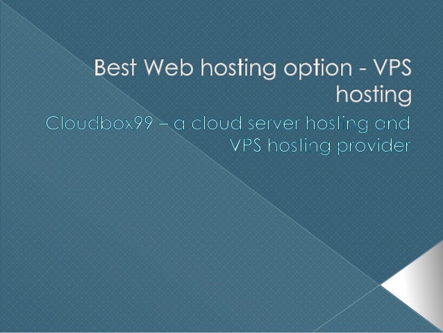 best options for website hosting