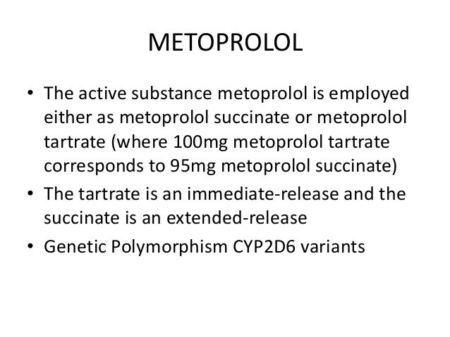 metoprolol succ 95mg