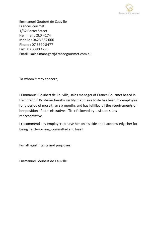 sales manager recommendation letter sample magdalene letter of recommendation for sales