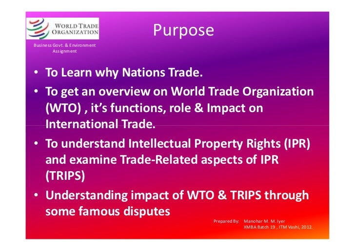 an analysis of world trade organization wto What’s next for agriculture in the wto representatives from world trade organization here at usda we’ll continue to develop analysis and strategies. an analysis of world trade organization wto What’s next for agriculture in the wto representatives from world trade organization here at usda we’ll continue to develop analysis and strategies.