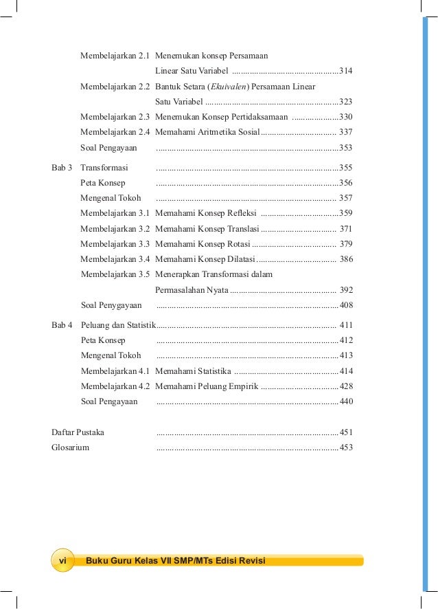 Buku Guru Matematika Kelas VII SMP Kurikulum 2013 Buku Guru Matematika Kelas VII SMP Kurikulum 2013