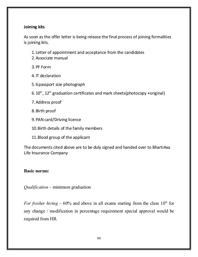 acceptance letter format