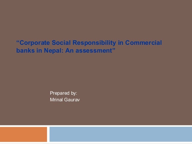 corporate social responsibility in banks what corporate social responsibility in banks what