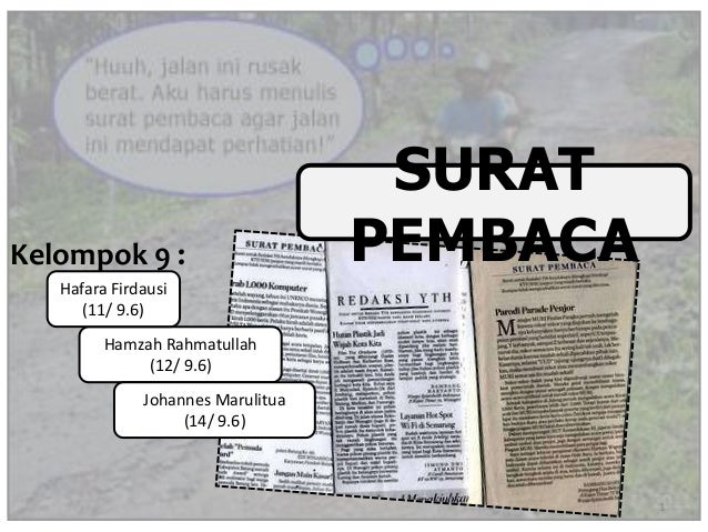 Bhs. indonesia - surat pembaca