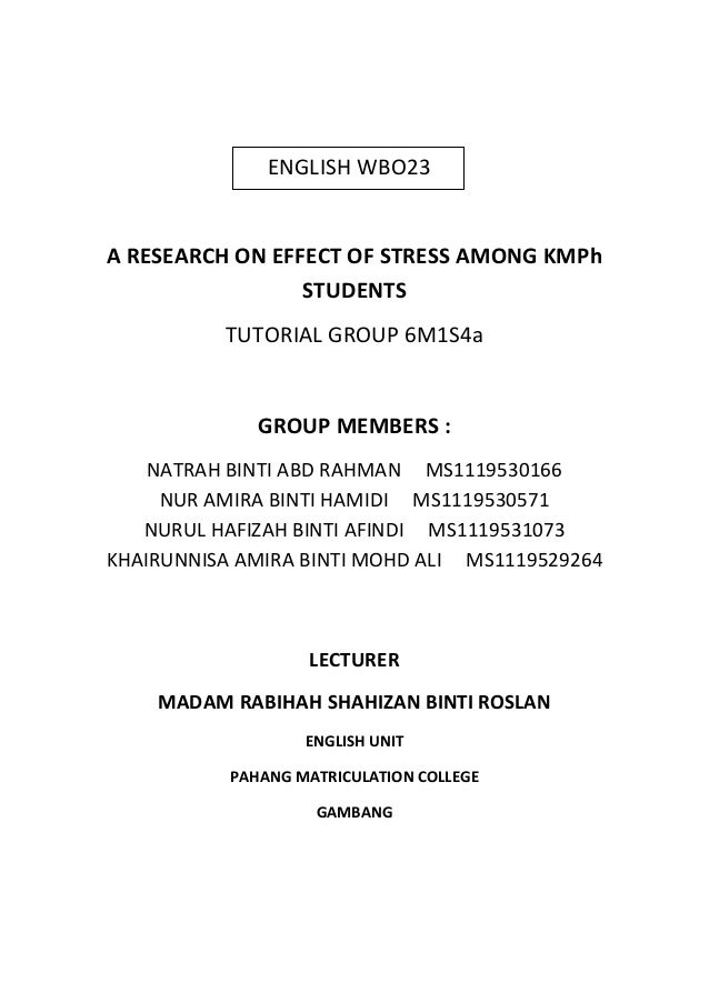 Stress Management Among Students Essay Research Paper - рефераты