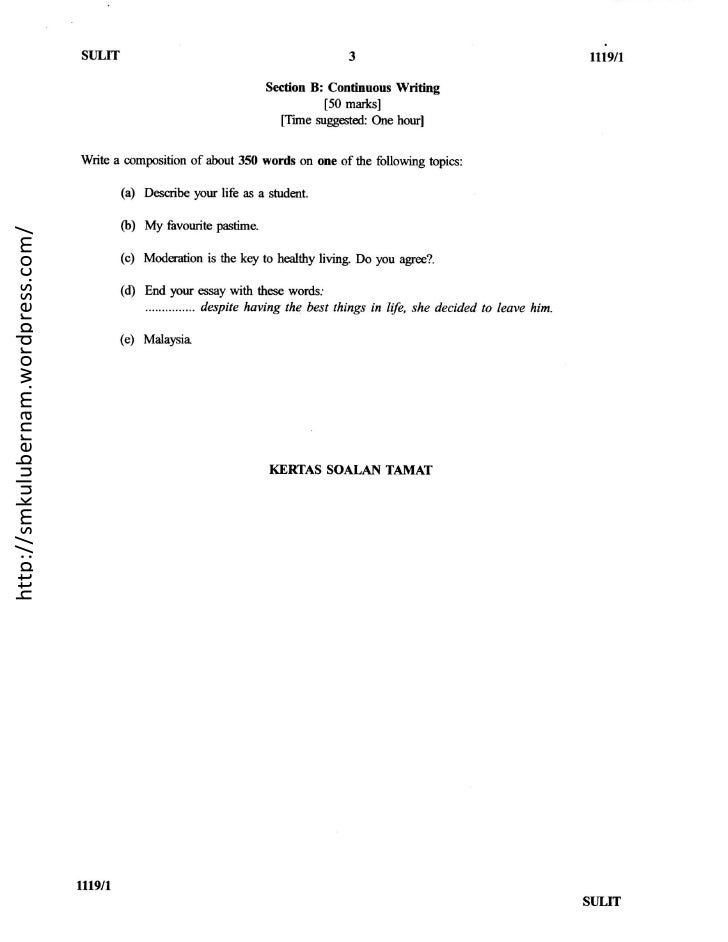 Creative Nonfiction Personal Essay