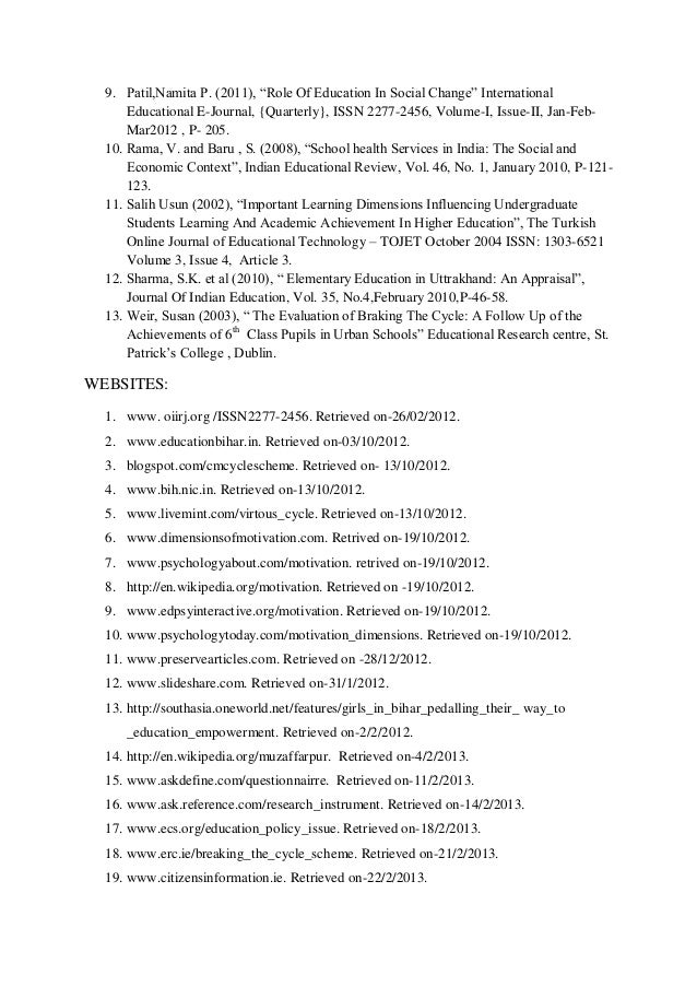 The Honors Thesis and Research Process - College of Education