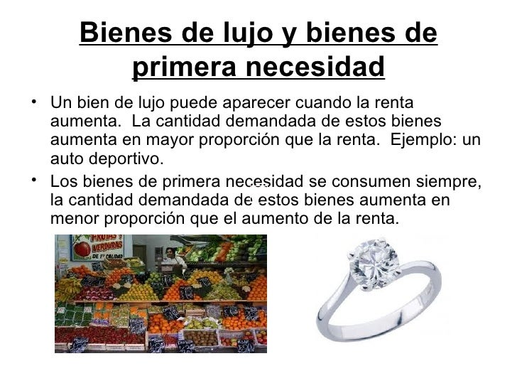 Bienes normales y bienes inferioresQAE Bienes normales y bienes inferioresQAE