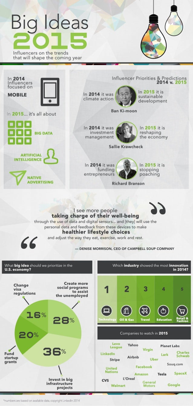 Big Ideas 2015: Infographic
