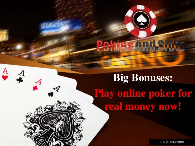 online casinos for real money poker