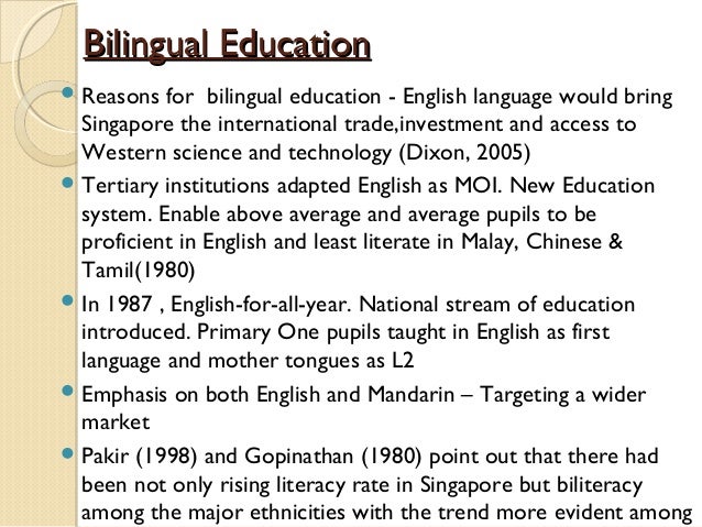 Bilingualism essay