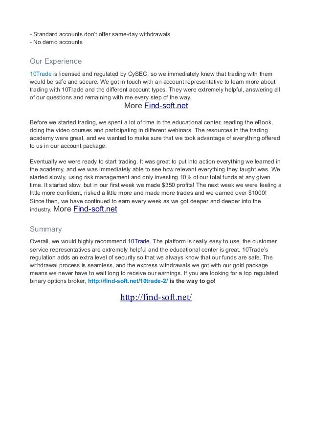 Binary options 2015