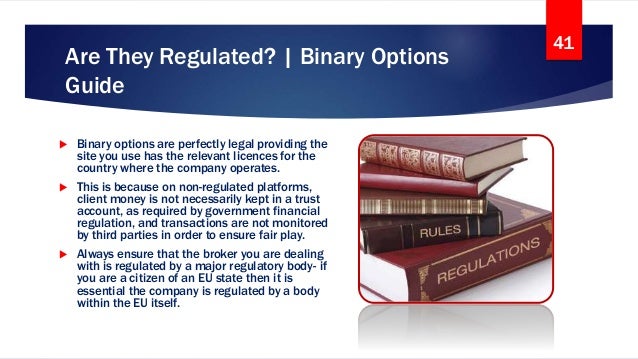 Us regulated binary options