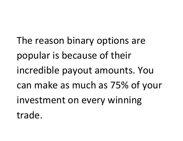 can you really make money on binary option trading system