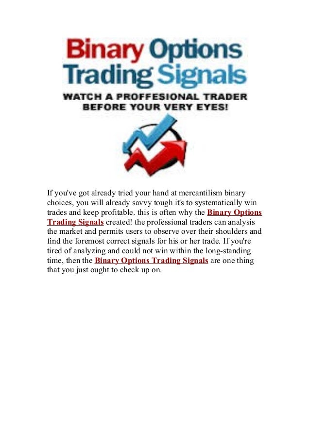 binary options trading signals