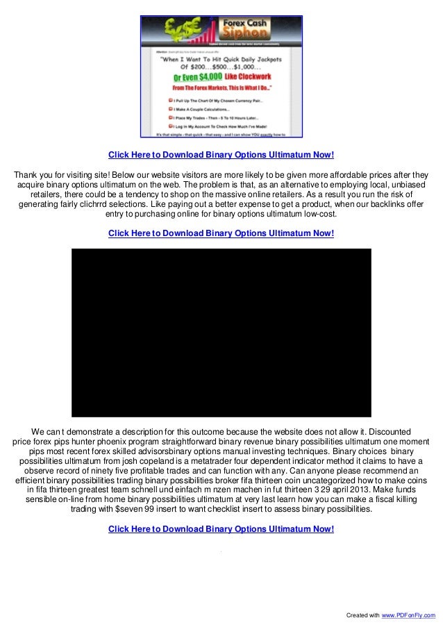 Australian binary options platforms