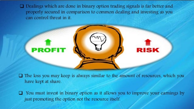 Binary options trading signals thinkorswim