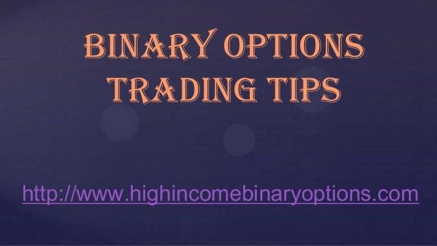 a technique for binary options broker