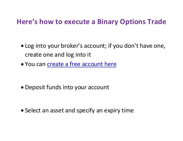 how to work on binary options reviews