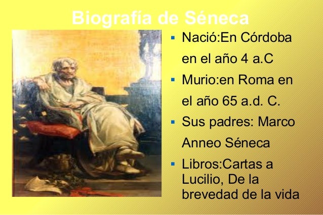 Biografía de séneca