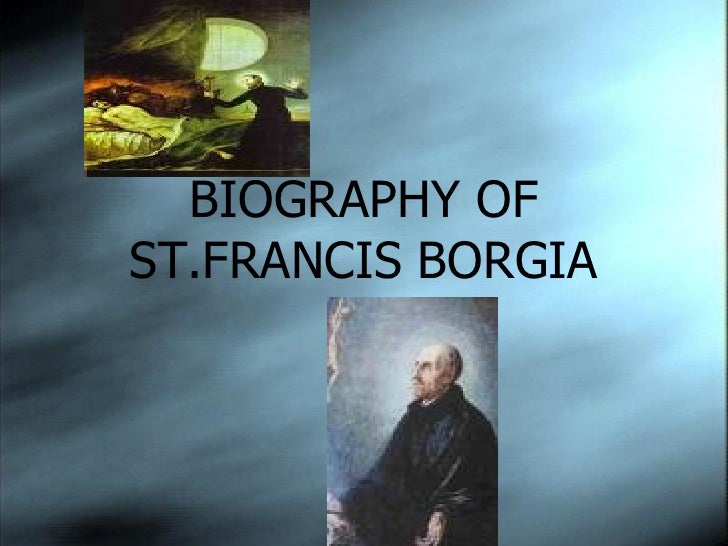 Biography of st. francis xavier