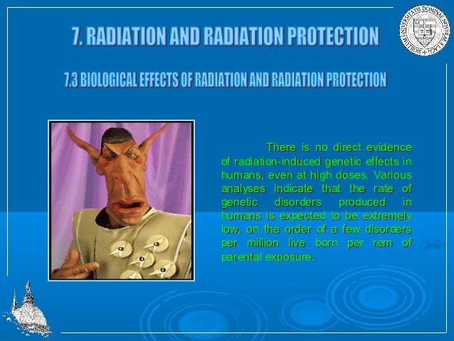 examples of genetic effects of radiation