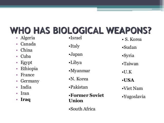 the advancements and use of chemical and biological warfare As has been shown in this article, chemical warfare was not a new invention of the 20 th century created through our rapid advancements in technology sadly, for most of our history we have known how to create chemical weapons and use them against our enemies, whatever the cost. the advancements and use of chemical and biological warfare As has been shown in this article, chemical warfare was not a new invention of the 20 th century created through our rapid advancements in technology sadly, for most of our history we have known how to create chemical weapons and use them against our enemies, whatever the cost.