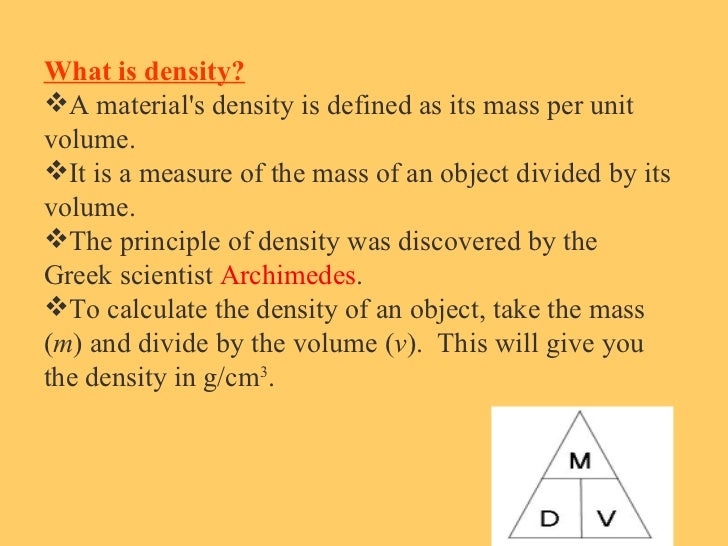 Biology density