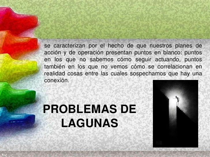 Por regla general sabemos de qué disponemos y la metaque perseguimos.El problema estriba en el hiato que se abre entre los...