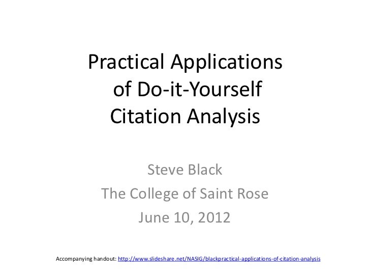 Citation Analysis Dissertation