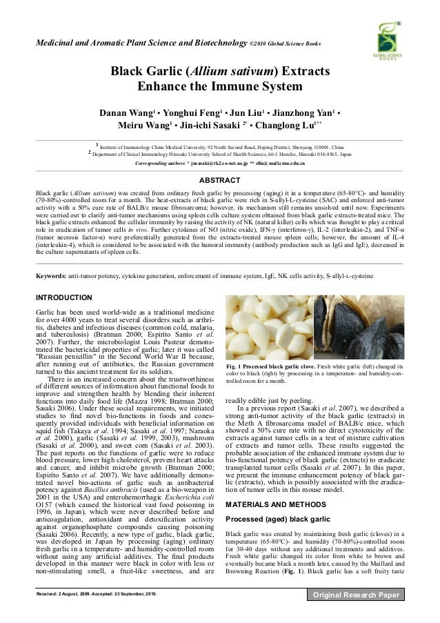 Garlic antiviral flu picture