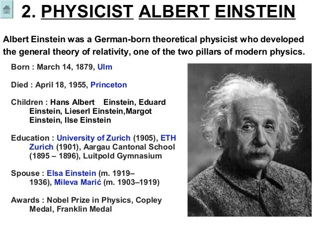 Albert Einstein Contribution