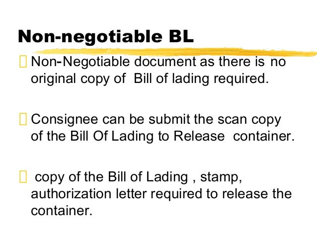 pdf bill of lading