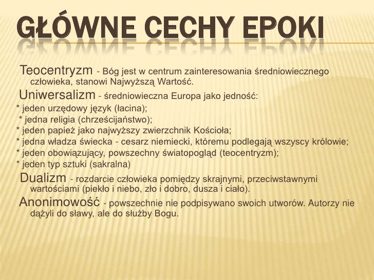 Blaski i cienie sredniowiecza