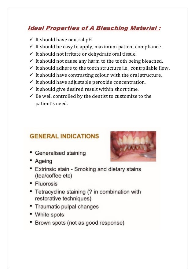 Bleaching of discoloured tooth ppt