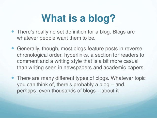 Definition Of A Blog Definition Of A Blog