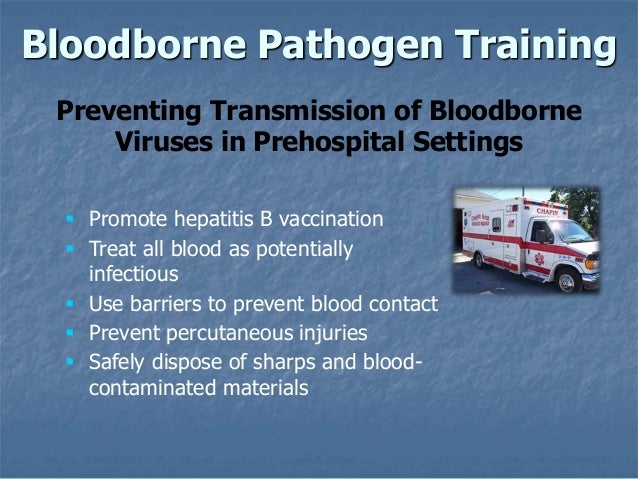Osha bloodborne pathogens training picture