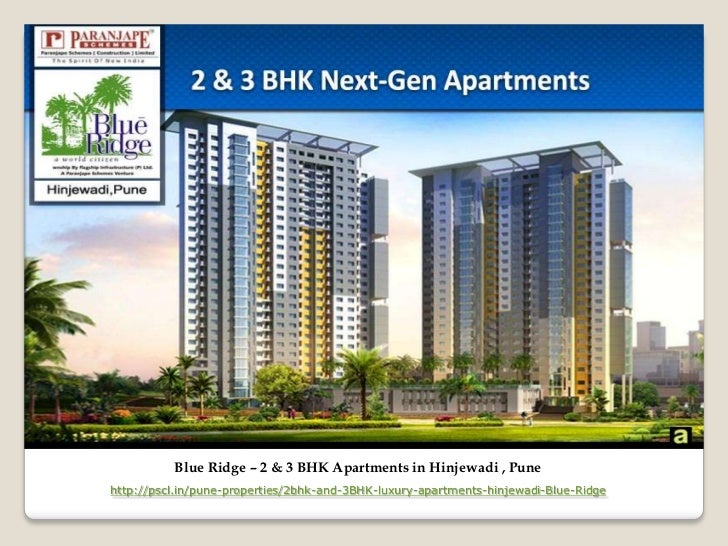 Paranjape Blue Ridge 2 & 3 BHK Ultra Spacious Flats in Hinjewadi