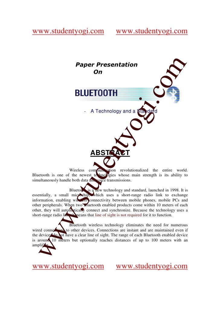 How to write abstract for paper presentation